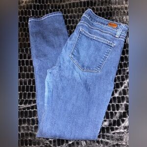 PAIGE Classic Blue Straight Leg Jeans